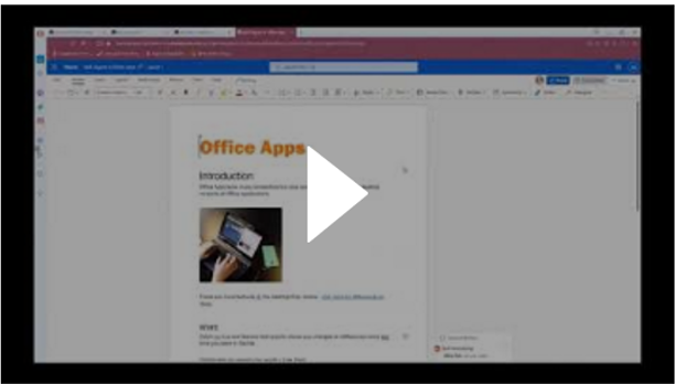 Working in Office Online