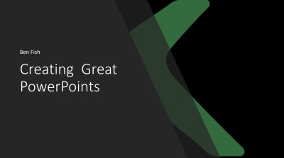 No excuses for ugly PowerPoint slides